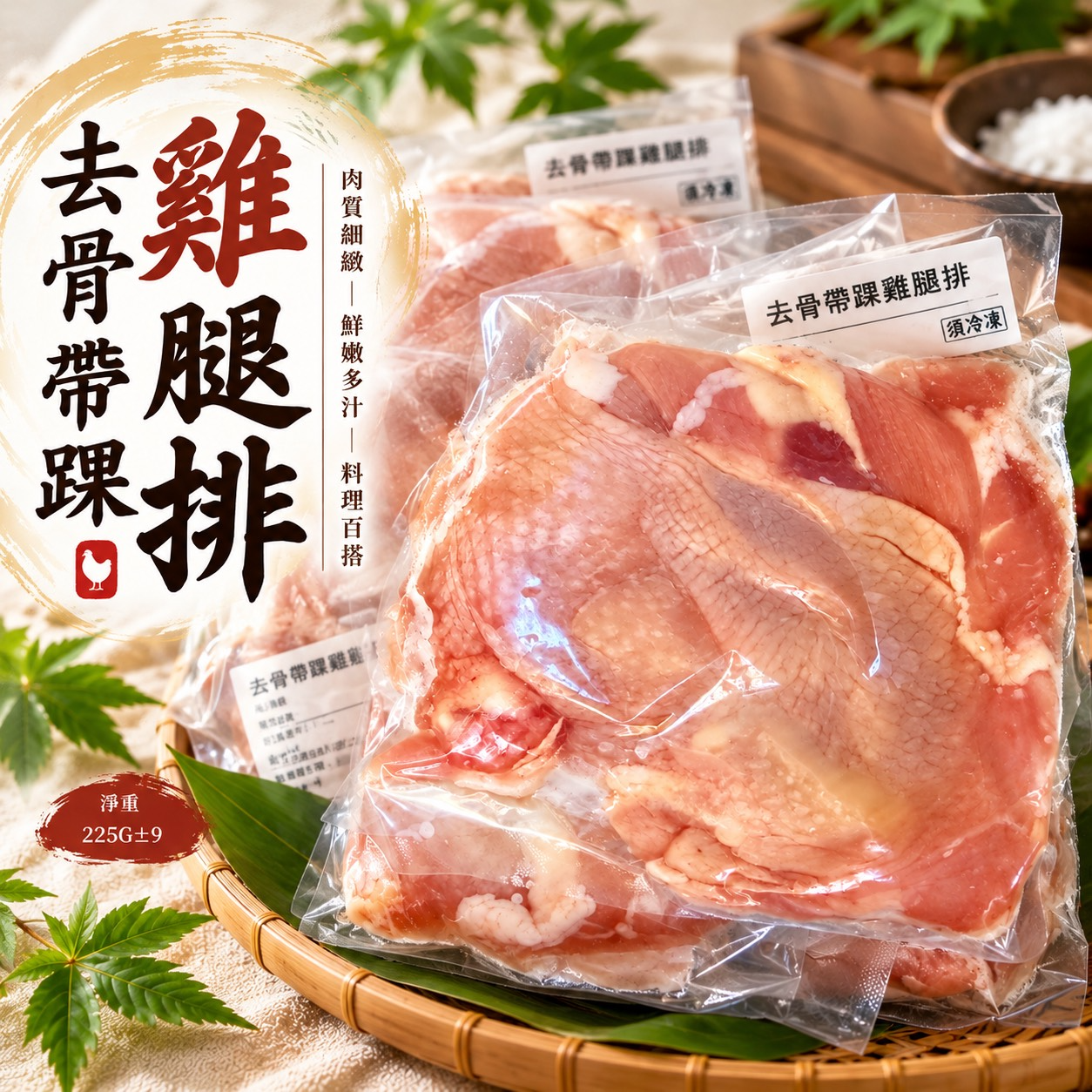 去骨帶踝雞腿排1