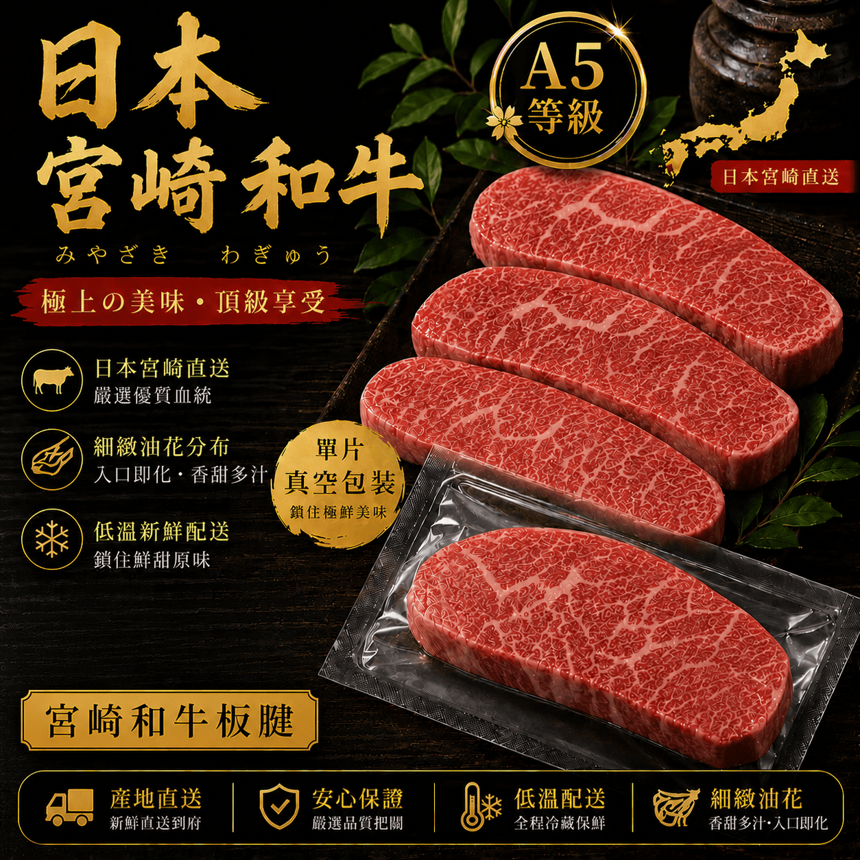 日本A5宮崎和牛板腱