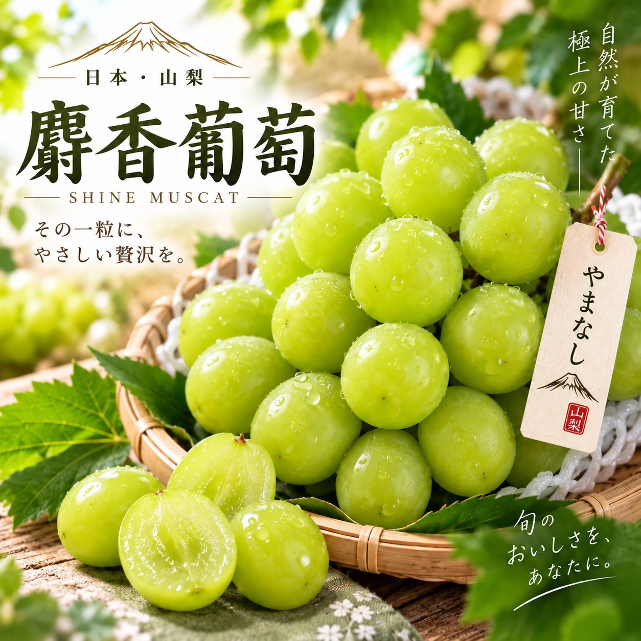 日本山梨縣麝香葡萄F8