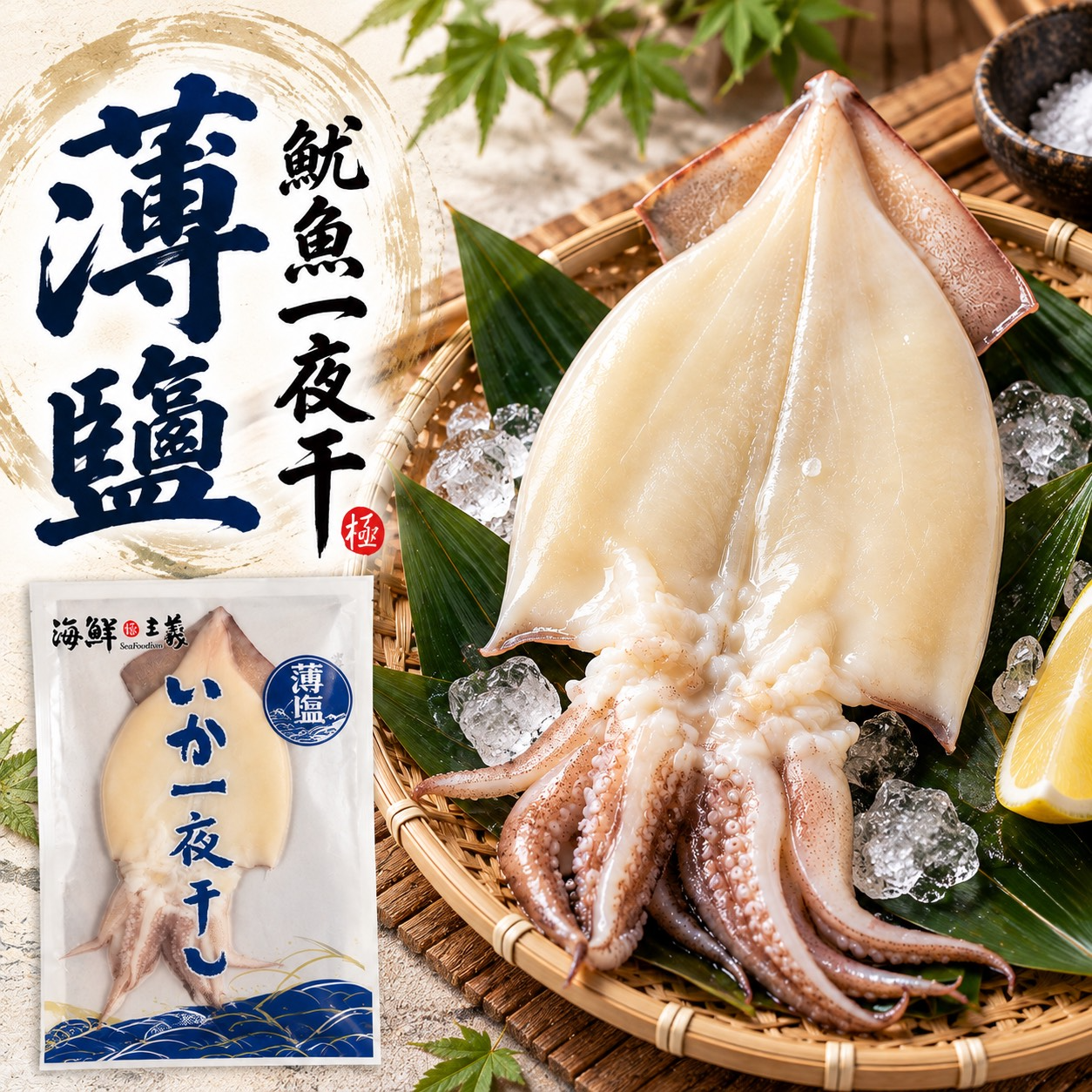 薄鹽魷魚一夜干1